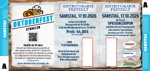 Samstag. Kategorie A inkl. Speisencoupon